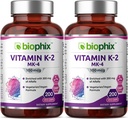 K2 MK-4-100 mcg 200 Caps with Alfalfa 2 Pack - 支持强骨免疫健康