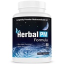长寿草药PM - 草药睡眠配方 5-htp, melatonin, Valerian & GABA. 60个蔬菜盖