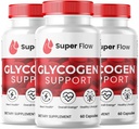 (3 Pack) 超级流甘油 超级流甘油支持 Capsules, Glyco 优化器公式,天然血船清洁器,Premium 超级流甘油支持 (180 Capsules)