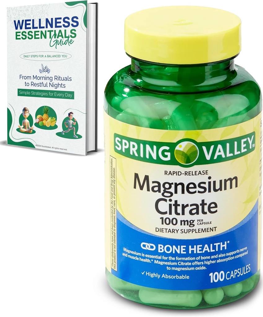 (原始内容存档于2018-09-26) (英语). Citrato de Magnesio, 100 Capsules highly Abbolbbbbase 快速释放骨骼,Nerve,肌肉健康 – 睡眠,心脏,镁补充剂