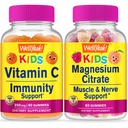 (原始内容存档于2018-09-29). Wellyeah Vitamin C Kids + 镁 CCTrate Kids, Gummys Bundle - Great Tasting, Vitamin Supplement, Gluten Free, GMO Free, Chewable Gummy (英语).