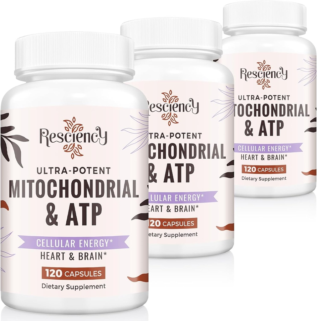 2326 MG Mitochondrial 配有 ATP,维生素, CoQ10 & PQQ, 更有效的Than Creatine HMB & Nitric Oxide, 能量,耐力,强力,恢复和肌肉,有机,360 Capsules
