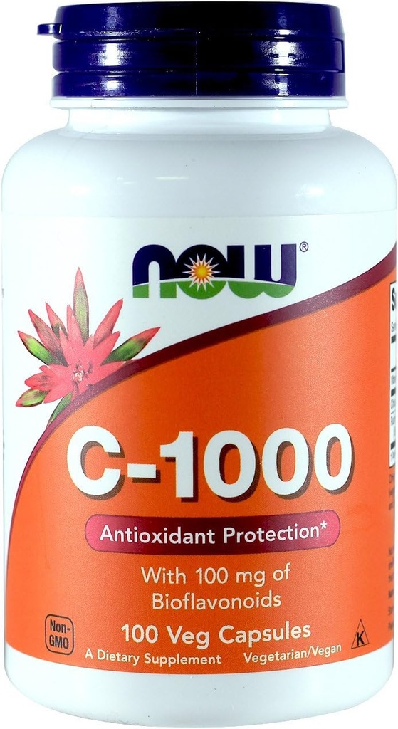 NOW C-1000,含有100毫克的生物氟化物,100枚甲壳虫(2袋)