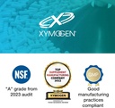 XYMOGEN 摇摆瓶 20 oz 蛋白质和预工作 混合瓶 BPA 无 塑料摇摆器 平滑摇摆液 Proof Gym 瓶 蛋白质粉