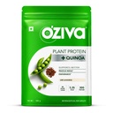 OZiva 有机植物蛋白质 蛋白质 | 500 Gm | (30g Vegan 蛋白质 - Pea 蛋白质 a, Brown Rice 蛋白质 & Quinoa, Soy Free),用于日常健身,靴子豁免,不好吃(1.1磅)