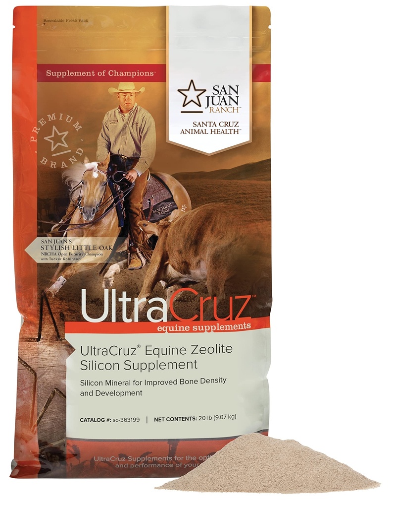 超Cruz® Equine Zeolite 硅辅料,20磅