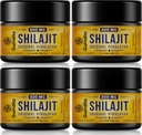800mg Shilajit Supplement-Shilajit纯喜马拉雅有机物 Shilajit 耐药性最大,来自喜马拉雅的原件,有85+ Trace Minerals & Fulvic Acid for Focus & Energy, Immunity,4 Packs