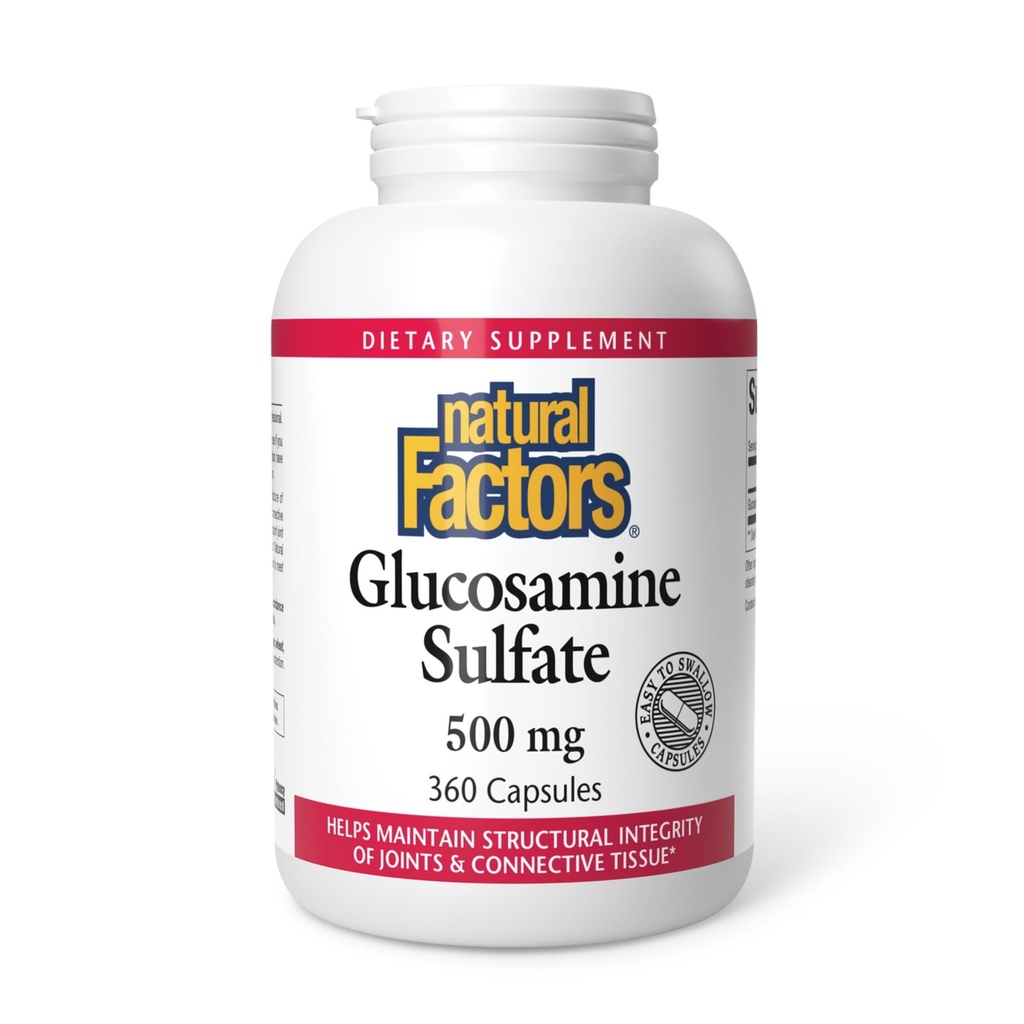天然因素,Glucosamine硫酸盐、支持健康联合流动、卡蒂拉奇和连接组织,360卡普尔