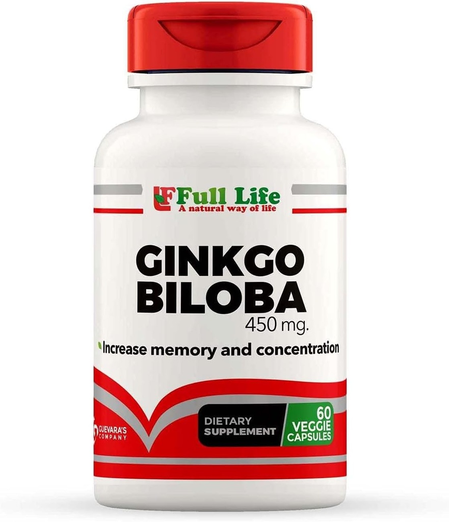 Full Life Ginkgo Biloba Capsules - 草药补充剂 - 60 Veggie Capsule 450mg. 中国植物物种信息数据库.