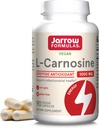 Jarrow Formules → L-Carnosine 二聚氰胺抗氧化剂 1000毫克,膳食补充剂,抗氧化剂支持Mitochondrial Health, 90 Veggie Capsules,最多45天的供应量