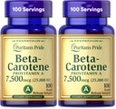 纯洁者为免疫和眼部健康而自豪的Beta Carotene,支持健康免疫系统100软胶(包2)