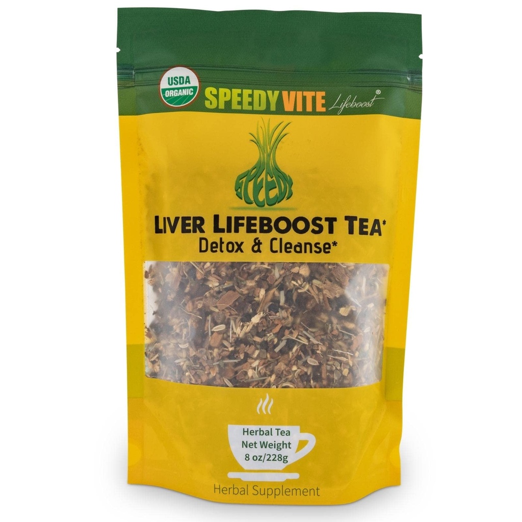 (原始内容存档于2018-09-26). Liver Detox Tea by SpeedyVite QQ 有机清洁,支持Liver, Gallbladder Health with Dandelion Root, Dandelion Leaf, Fennel, PAU d'Arco 树皮,Sassafras, Ginger