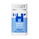 Habit压力缓解补充剂(60 Capsules) - 新的外观,支持放松和Mood平衡,维生素B,适应原体,柠檬鲍姆,冷静,Vegan,非GMO(1Pack)