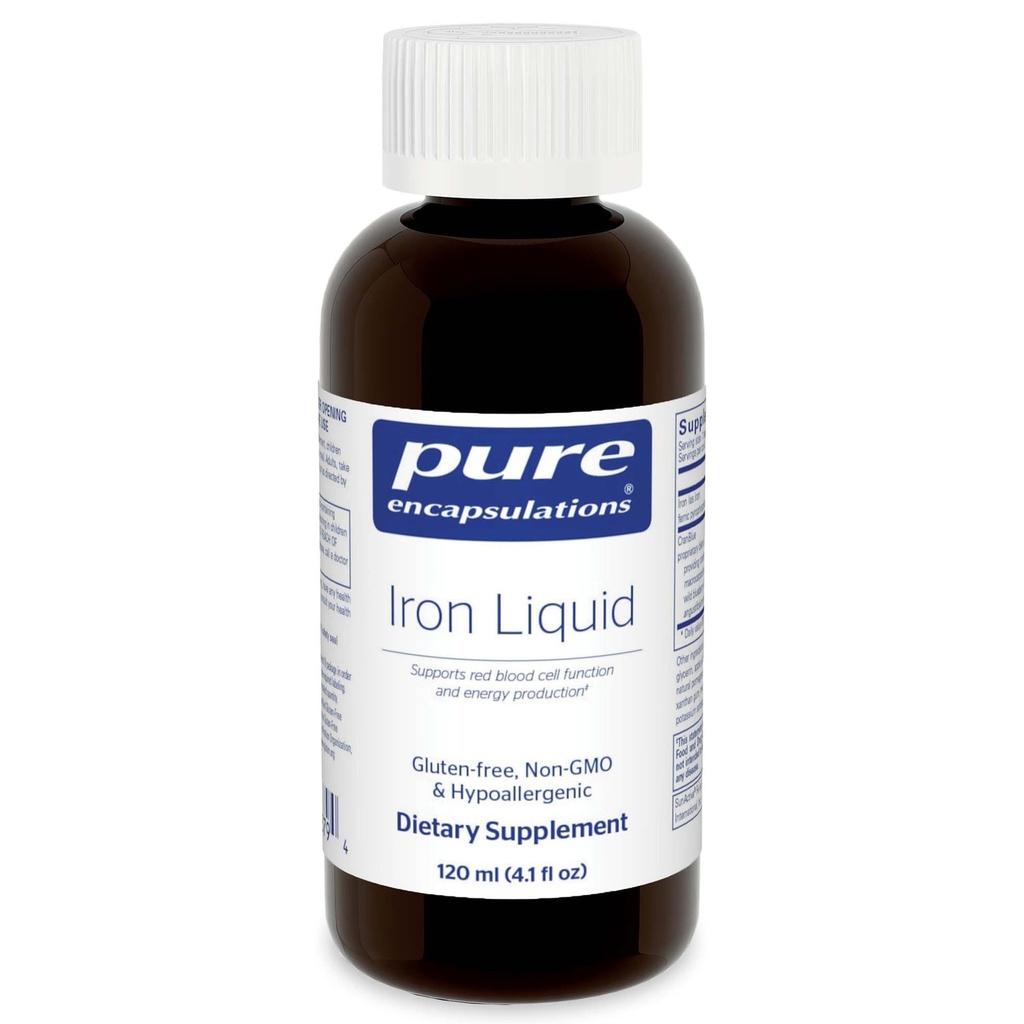 纯封装铁液 → 假封装补充 支持血红蛋白和Myoglobin函数 → 4.1 fl. oz.