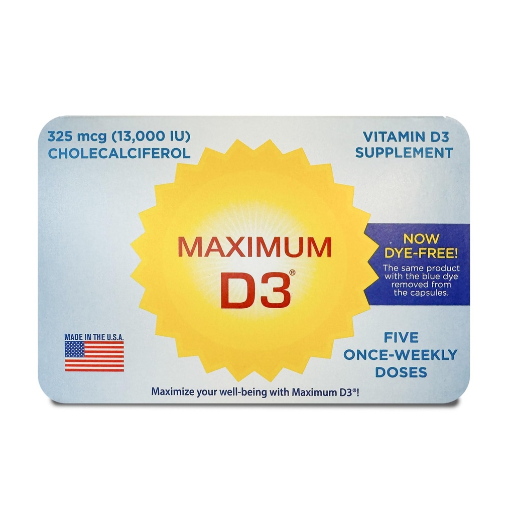 13 000 IU, 5 Capsules 共计(5周供应) [装入5月Vary]
