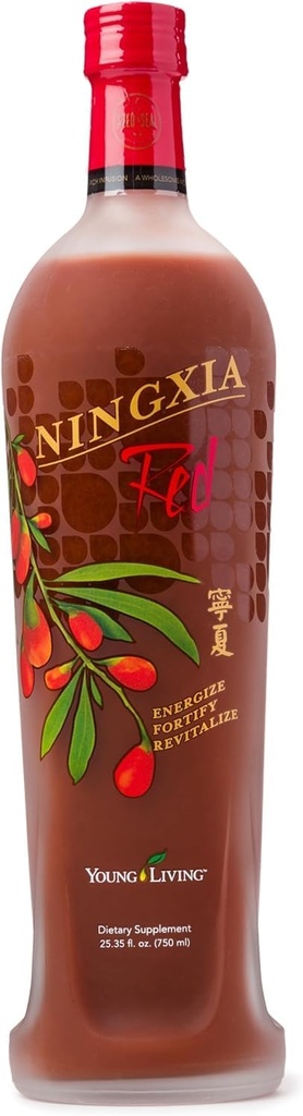 (原始内容存档于2017-12-03). Young Living NingXia Red QQ 25.35 oz Bottle 抗氧化剂-Rich Superform Blend – 抗氧化剂饮料 – 增加物理能量 – 特性 沃尔夫贝里,梅花,阿罗尼亚,樱桃,蓝莓,和石榴