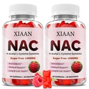 NAC 儿童与成年人Gummys, N Acetyl Cysteine 1000mg NAC 抗氧化剂与免疫辅助剂补充剂,龙与肝脏健康,Raspberry Flavor 120 Count