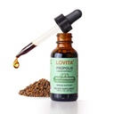 Lovita Bee Propolis液体提取500mg, 5:1 含18% Bioflavonoids、无酒精抗氧化剂、免疫支持和喉部舒喘、无胶质、非GMO、1 Fl Oz(30毫升)、30天供应