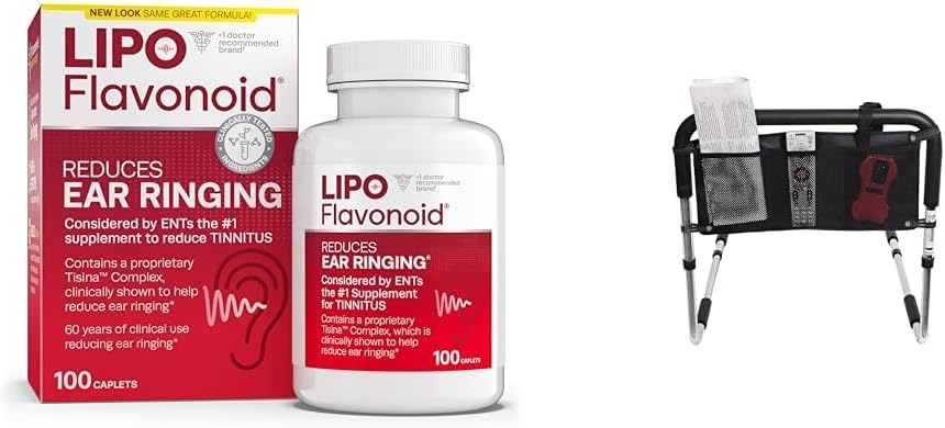Lipo Flavoid Tinnitus Relief 100 Caplets & Bed 铁路附属邮袋