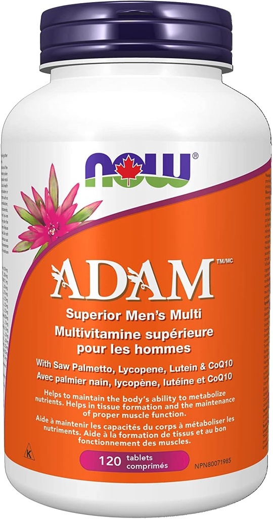 现在的食品 Adam Men's multi 2, Day 120 Tab, 120 CT