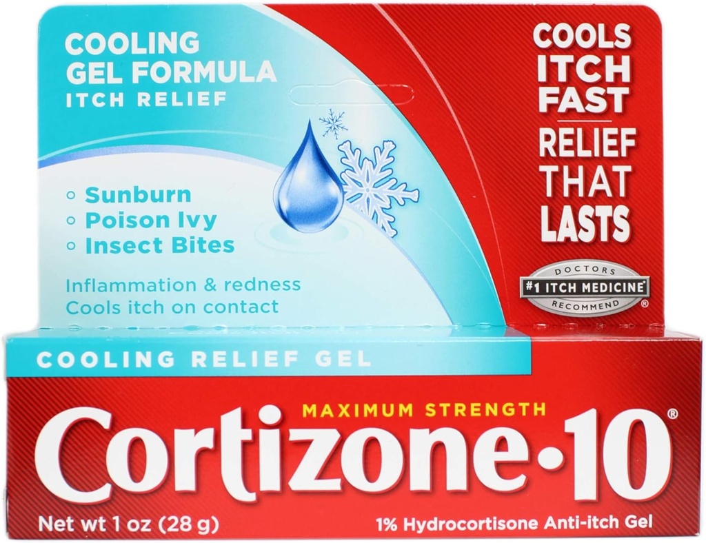 Cortizone-10 冷却救济 反伊奇 Gel 1 oz