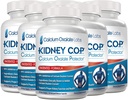 KIDNEY C.O.P. Oxalate钙保护器 120 Capsules, 肾支持Oxalate Crystals, 帮助停止重现石块, 更强大的香卡·皮德拉断石器补充剂, 6 Pack