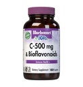 蓝本网 营养 C-500 mg + Bioflavoids Caplets,维生素 C 500 mg, Citrus Bioflavoids 250 mg,用于Immune健康,Soy Free,Gluten Free,N-GMO,Kosher,奶油自由,Vegan,180 caplets
