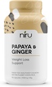 木瓜姜(Papaya Ginger de Costa Rica) - 尼鲁生命. 蓝区木瓜姜(原变种). 单源木瓜种子和姜根混合. 消化支持,Detox, & Demobolism boost. 90ct. 500mg Caps.