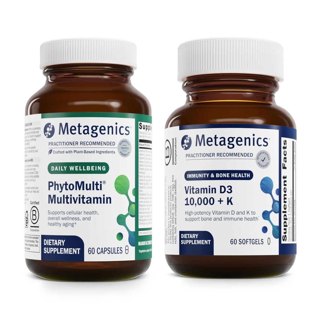Bundle - Phyto Multi & D3 10,000 + K - 60 Capsules of Phyto Multis for Menne - 60 Softgel of D3 10,000 + K for Immune Support, Bone Health and Heart Health 互联网档案馆的存檔,存档日期2013-03-02.
