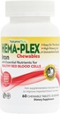 Natures Plus Hema-Plex Iron - 60 Mixed Berry Chewables - 85 mg 元素铁 - 总血液健康 - 维生素C & Bioflavoids - 非GMO, Vegan & Gluten Free - 20 services