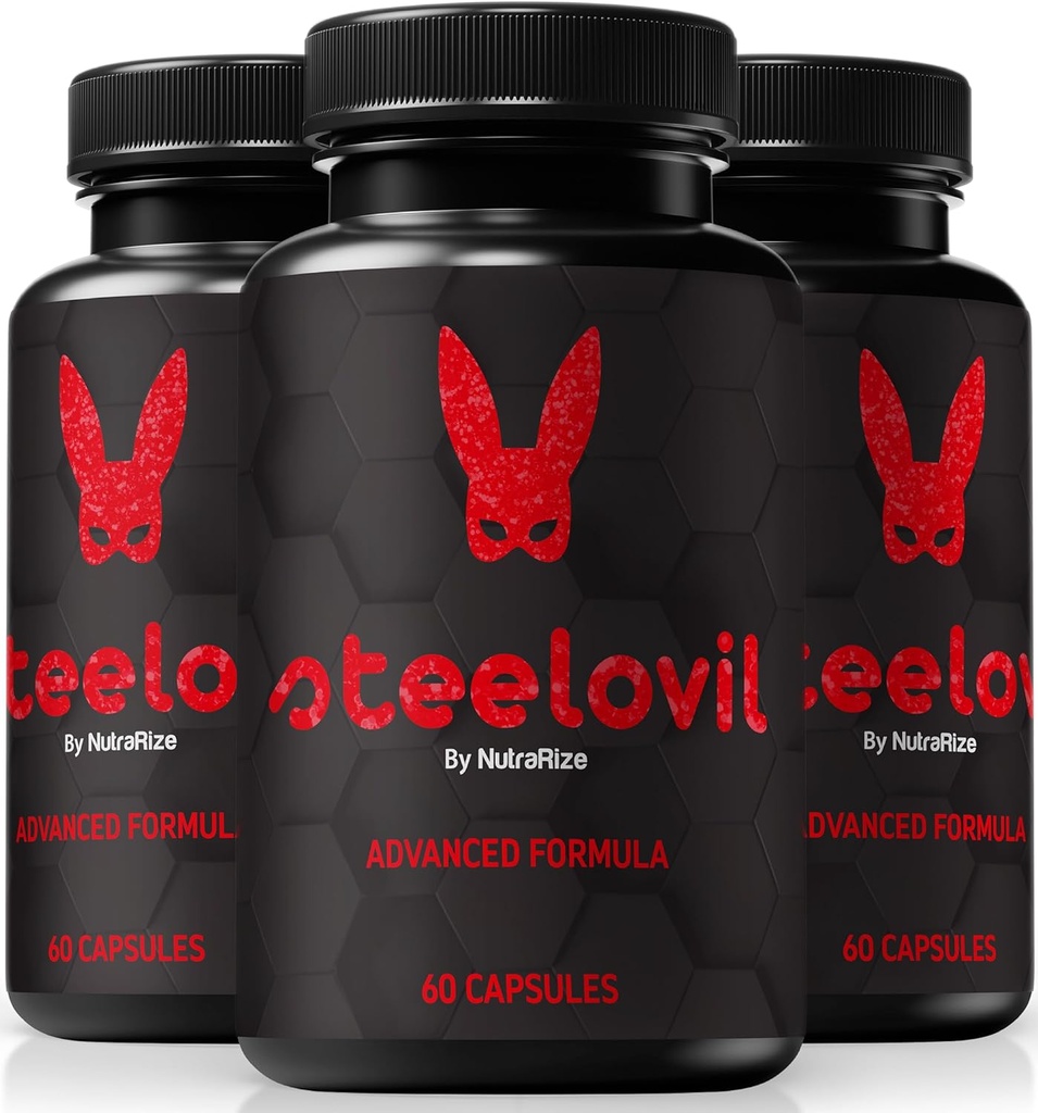(3 Pack) Stealovil Capsules for Men, Official Steilovil Pills for United Steal Supports, All Natural Mae Supplement to Supposed Energy and Supposital Health, Steel ovil Pastillas Reviews (180 Capsules) 官方综合支助药剂,支持能源与整体健康的全天然雄性补充剂,钢斜面草药(180 Capsules)