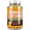 DACHA Tummeric Crucumin 补编 - 2250mg 联合支助补编 黑色辣椒姜 95% Crucuminoids Capsules