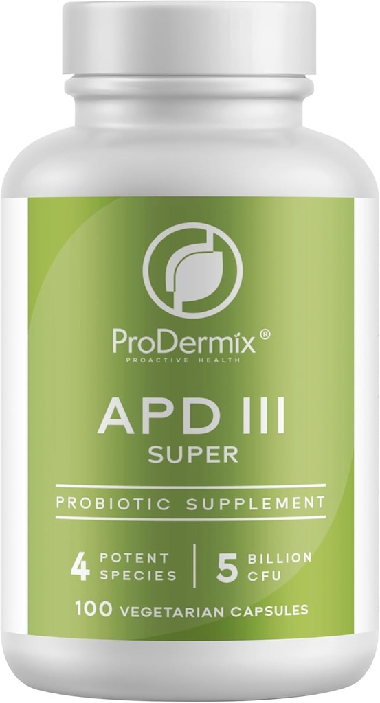 Kosher APD III Probiotic 补充,支持偶发便秘,腹泻,气和布洛廷,5亿 CMUs 维护 100 蔬菜卡普尔