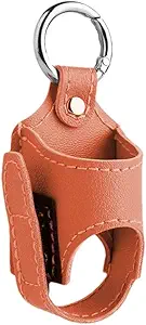 2pcs 手提式 Asthma Inhaler Holder,轻量级 PU 皮革保护性旅行 手提式 Asthma Inhaler 成人与儿童,仅手提箱(橙)
