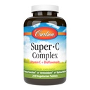 Carlson - 超C复合体,维生素C + Bioflavoids, Imune 函数和最佳井,抗氧化剂,250 蔬菜片