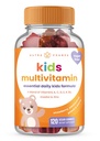NutraChamps Kids 多维塔明 Gummys QQ 免糖 120 Gummy Vitamin for Kids | Vegan & Non-GMO |草莓, Passione果子,桃子和樱桃