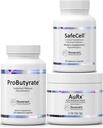 宇宙药剂医学研究 Probutyrate Gut Health Supplement & SafeCell S-Acetyl Glutathione Supplement & AuRx 自闭症光谱医学食品粉