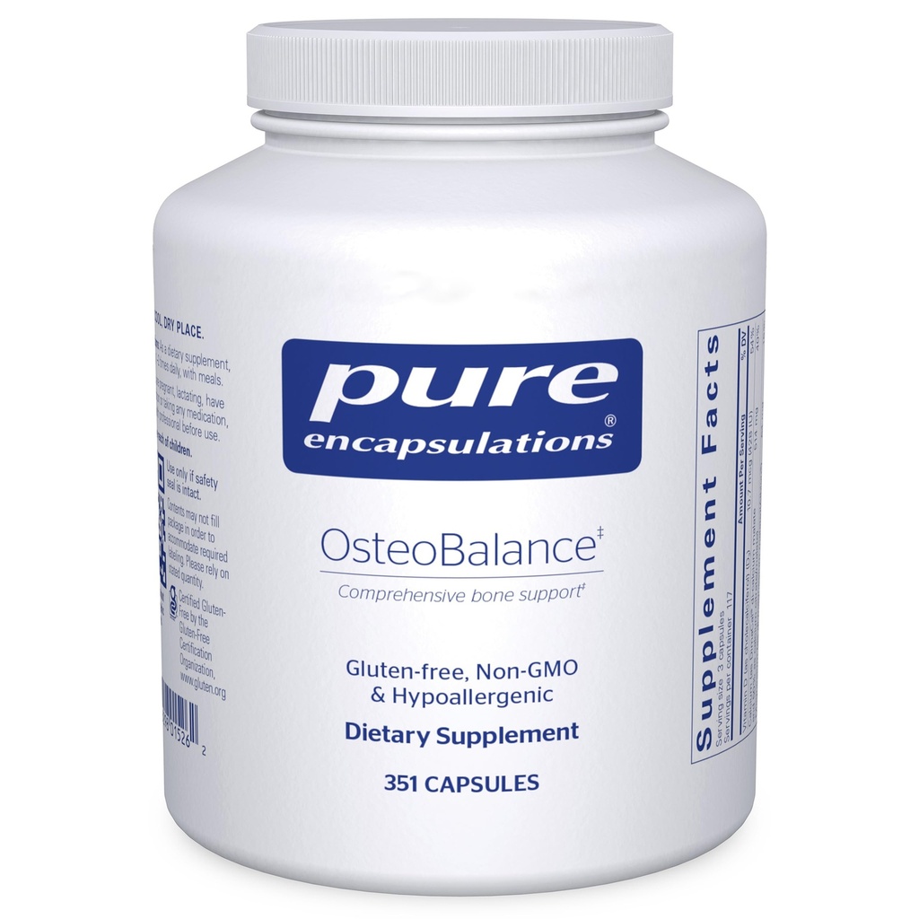 Pure Encapsulations OsteoBalance, 351 Capsules