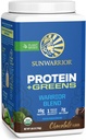 Organic Protein Greens Superfood Powder | Vegan Plant-Based Organic Protein Powder Chocolate Flavored with BCAA Amino Acids & Superfood Blend | Non-GMO Soy Dairy & Gluten Free (Chocolate, 30 Servings)