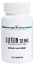 高概率 30 mg Lutein Plus 6 mg Zeaxanthin 120 Vege-Capsules 天然 Marigold 眼部健康提取器 100%活性材料