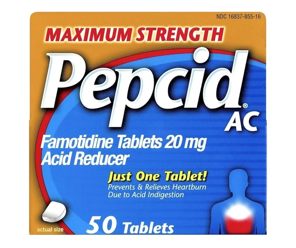 Pepcid AC 减酸器 最大强度片,100个