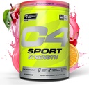 C4 运动力量 锻炼前粉 - NSF 体育认证 - Beta-Alanine, Creatine, 200mg Cafeine - 男女无糖能源补充 - 水果扑克,20种服务