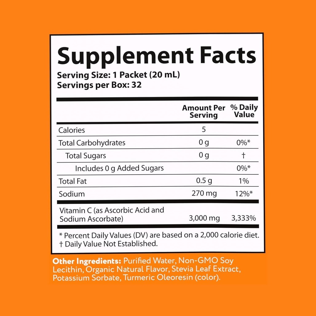 Aurora Nutrascience Mega-Liposomal Vitamin C, 3,000mg Vida Lifescience 32 oz Liqu 维达生命科学