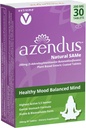 Azendus SAM-e Mood 支持 200 mg, 30 个伯爵, 同样的 Butanedisulfoate 纤维肠道板