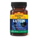 乡村生活Lutein 20 mg 补充 - 经认证的无糖胶 - 与Lutein和Zeaxanthin的眼部健康支持 - 从屏幕中减少眼部施特林 - 无酵母,玉米,小麦,牛奶 - 60软胶
