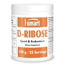 Supersmart - D-Ribose Powder(天然糖) 每日6gm - ATP合成与生产 - Universal Fuel for Energy QQ 非GMO & Gluten Free - 150g