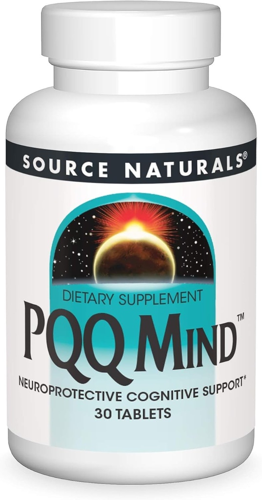 资料来源:Naturals PQQ Mind,神经保护认知支持* - 30张平板电脑