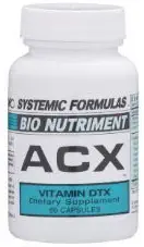 重排系统公式 生物营养 ACX 维生素 DTX 60 Capsules