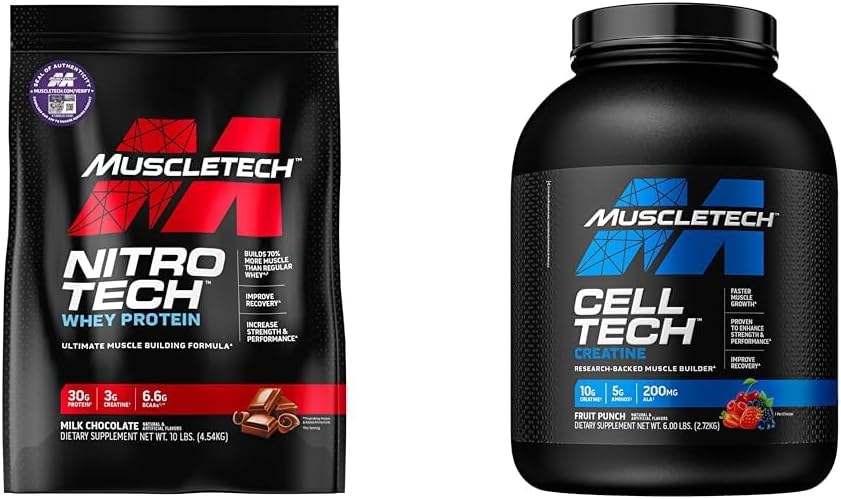 肌肉Tech Whei蛋白质 硝基-Tech Whei蛋白质 隔热与水合物 Peptides & 无水合物 Powder Cell-Tech Creatine Powder
