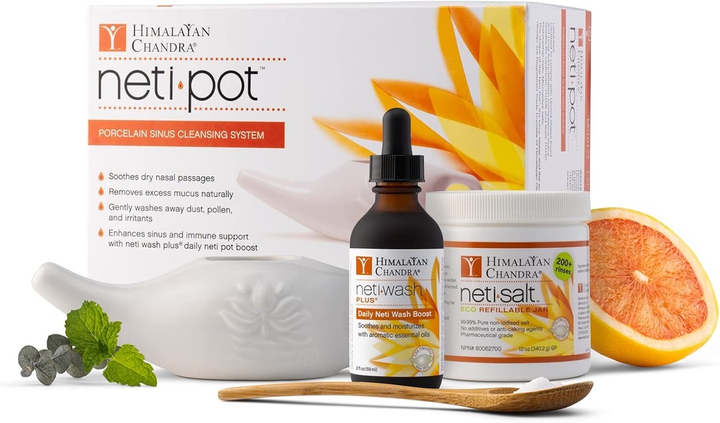 喜马拉雅 Chandra Neti Pot 完成 Sinus 清理系统启动工具